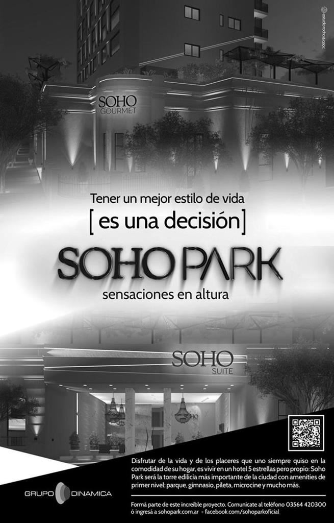 Continuamos con la comunicación de Soho Park en el diario local