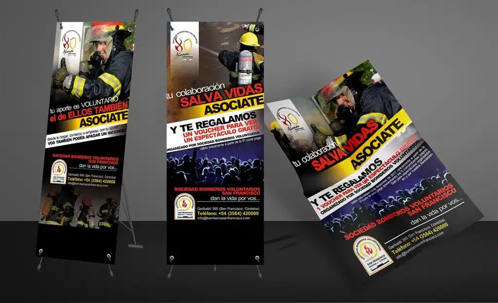 Bomberos presentes en el Festival de la Buena Mesa y la Canción