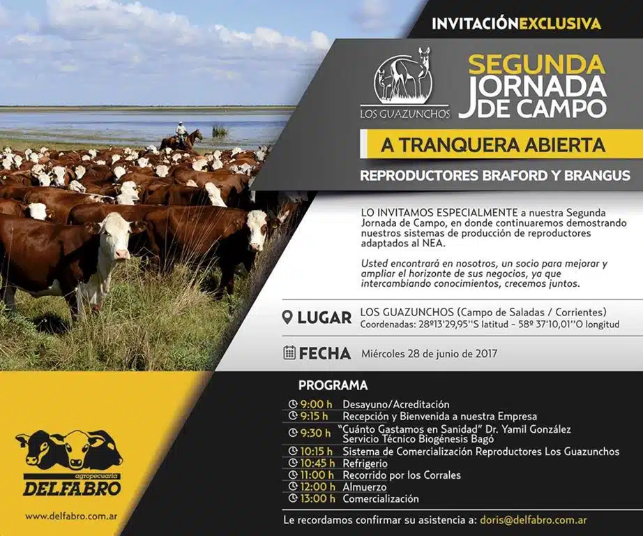 Segunda Jornada de Campo a Tranquera Abierta