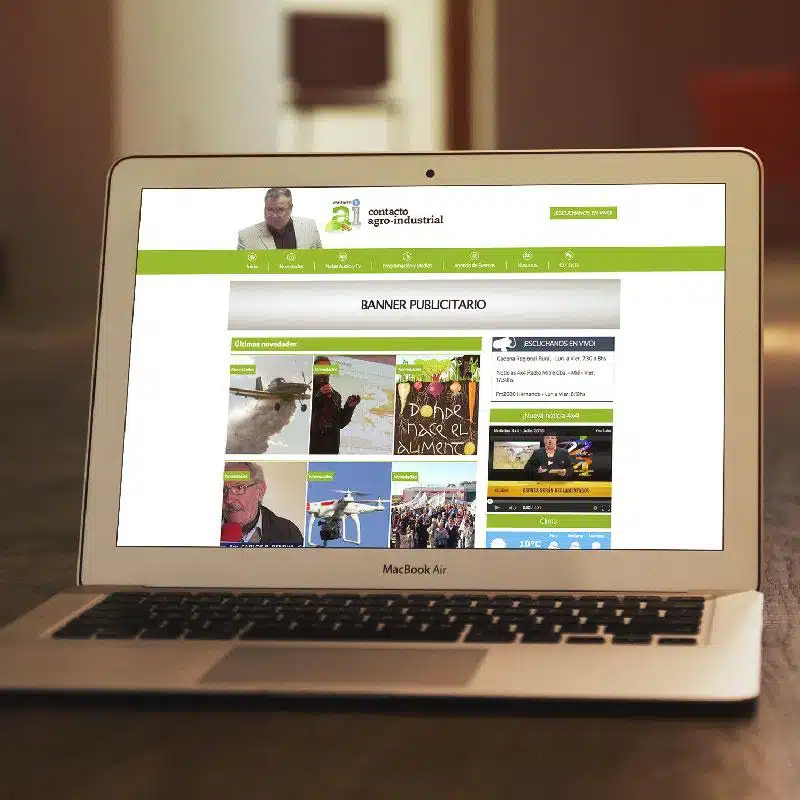 Sitio Web Contacto AgroIndustrial