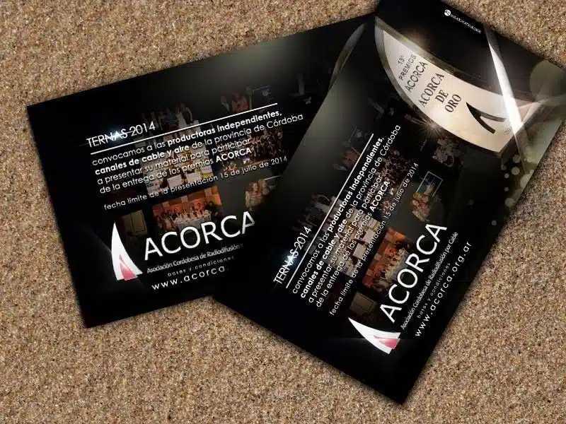 Tarjeta invitación Acorca