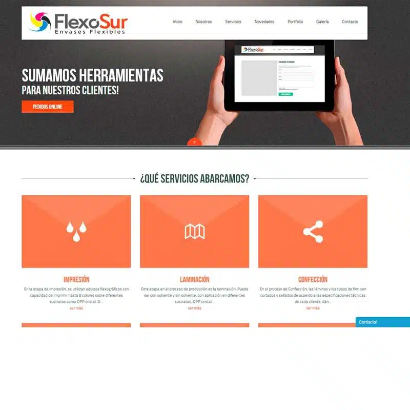NUEVO SITIO WEB DE FLEXOSUR