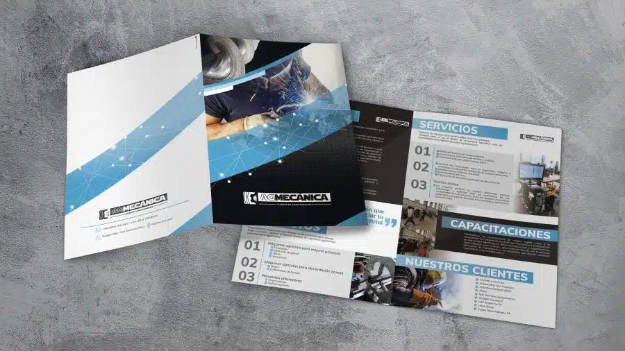 AG Mecánica ya tiene su brochure institucional