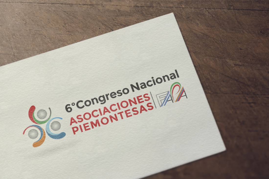 Diseñamos el isologotipo para el 6º Congreso Nacional de Asociaciones Piemontesas