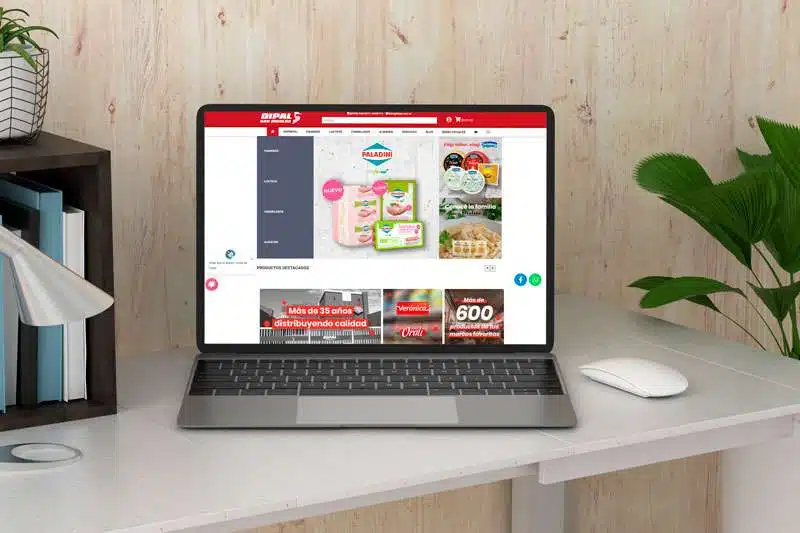 Diseño web de Dipal