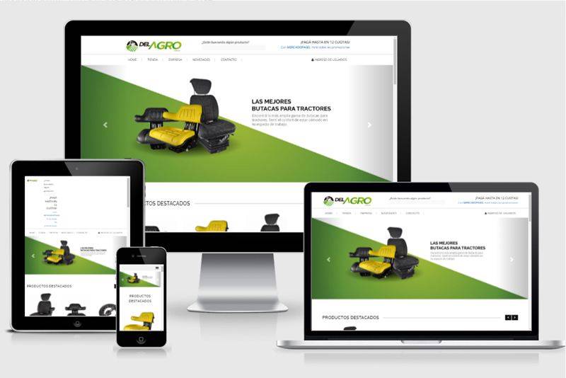Diseñamos el nuevo sitio web de la empresa DelAgro