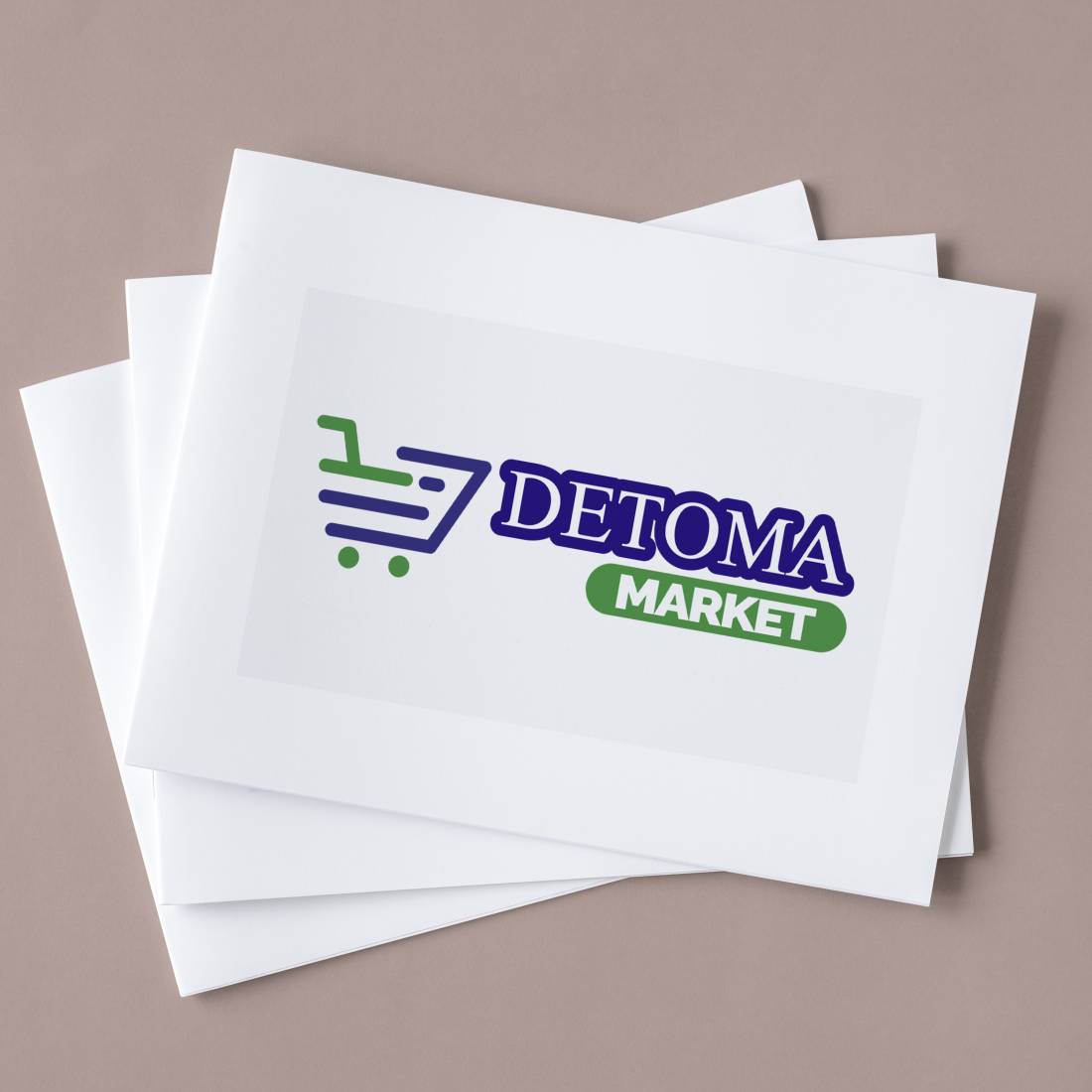 Te presentamos el nuevo isologotipo para Detoma Market