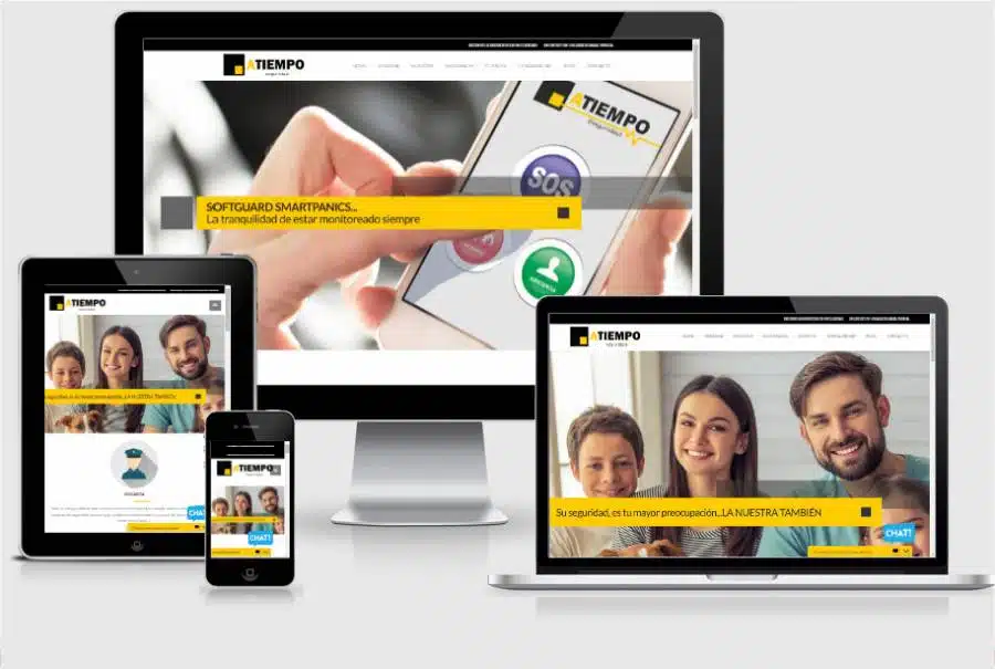 DESARROLLAMOS EL NUEVO SITIO WEB Y TIENDA ONLINE PARA LA EMPRESA A TIEMPO SEGURIDAD