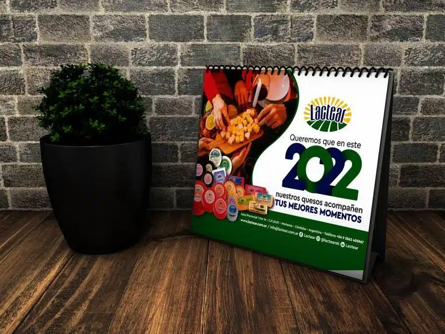 Diseñamos el Cuaderno y Almanaque 2022 para la Firma Lactear