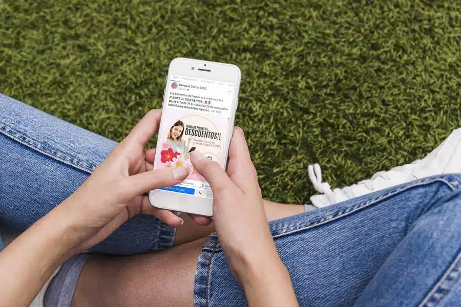 Campaña digital para CityShopping y Vamos al Centro: Flores de Descuentos