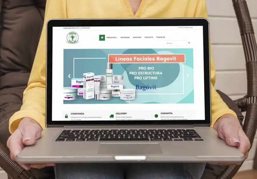 Tienda Online para Farmacia Cavallero