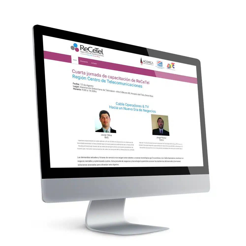 SITIO WEB RECETEL
