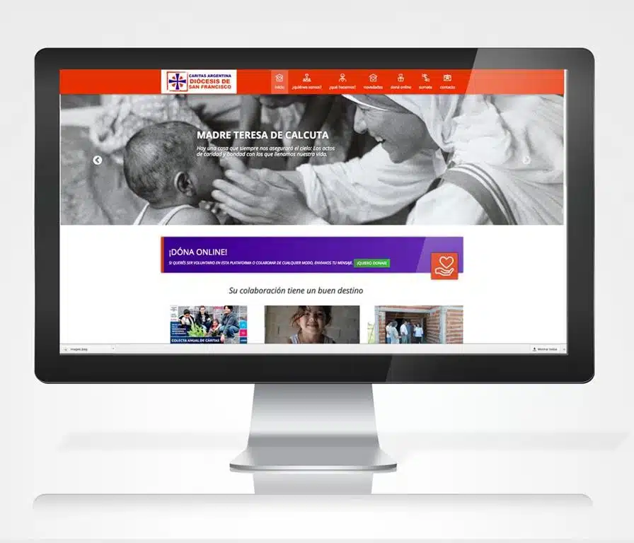 SITIO WEB CARITAS