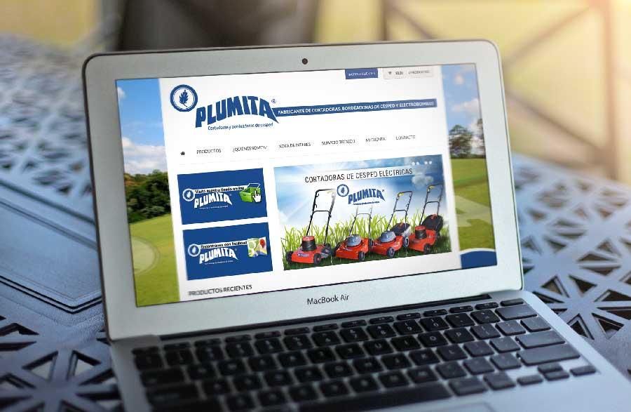 Sitio web Plumita