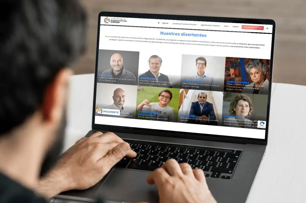 Desarrollamos el sitio web de la Cumbre Mundial de Economía Circular