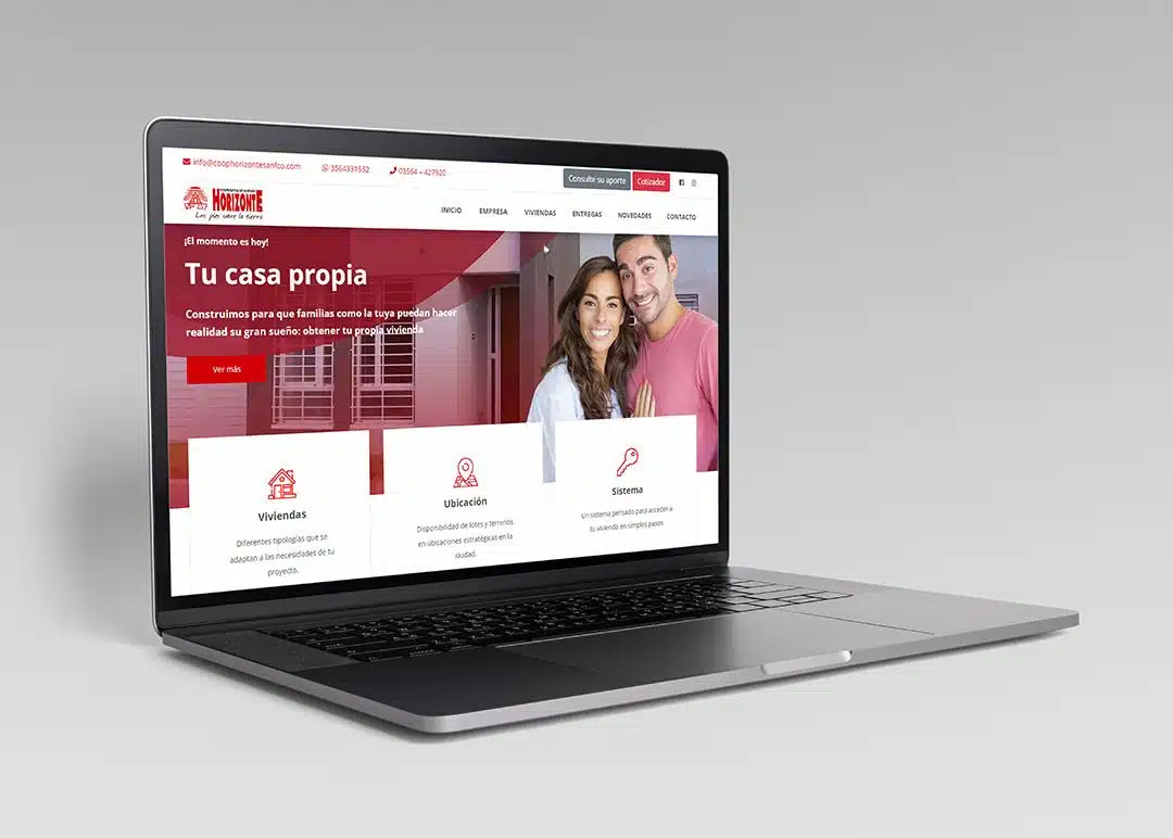 Desarrollamos el Sitio Web para Cooperativa Horizonte