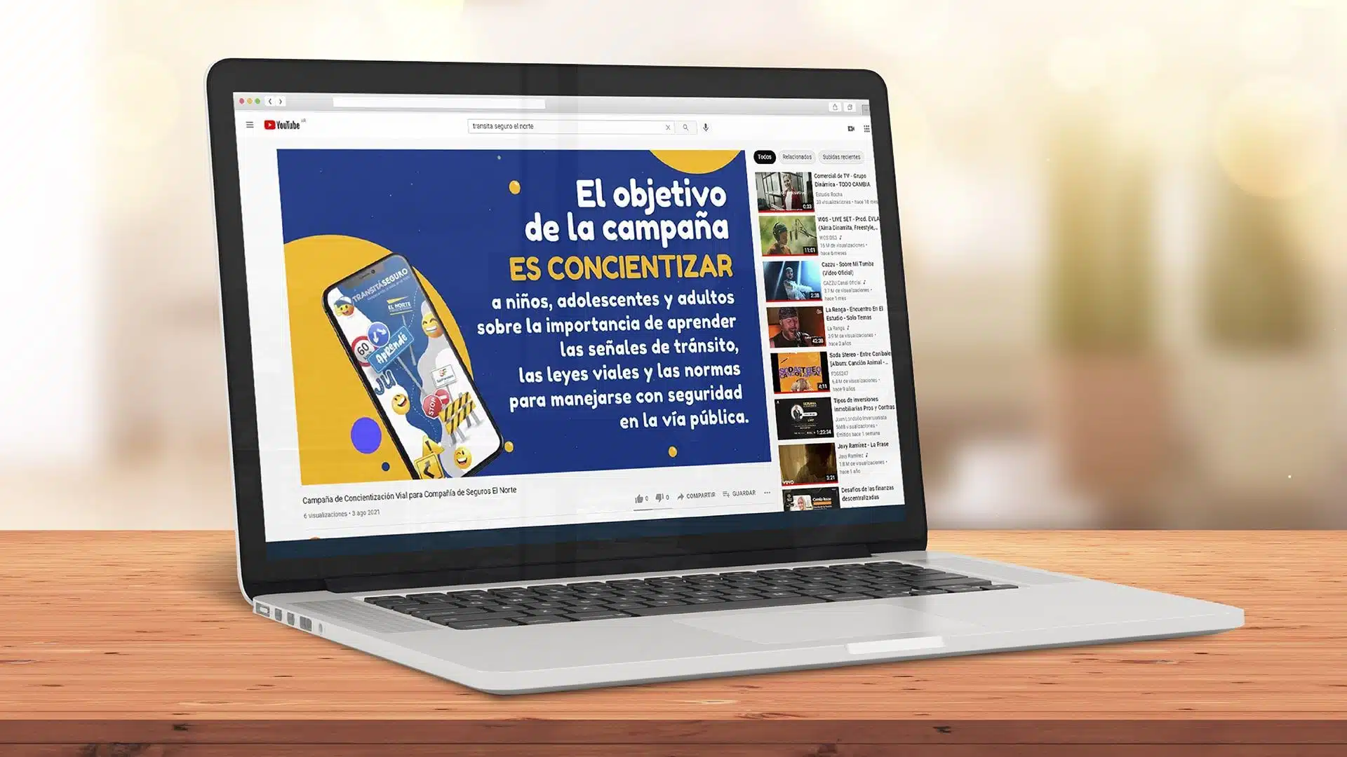Desarrollo de Videos para Transitá Seguro