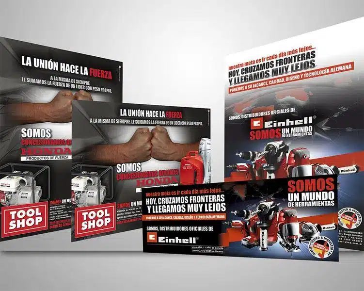 Campaña lanzamiento Tool Shop, Honda y Einhell