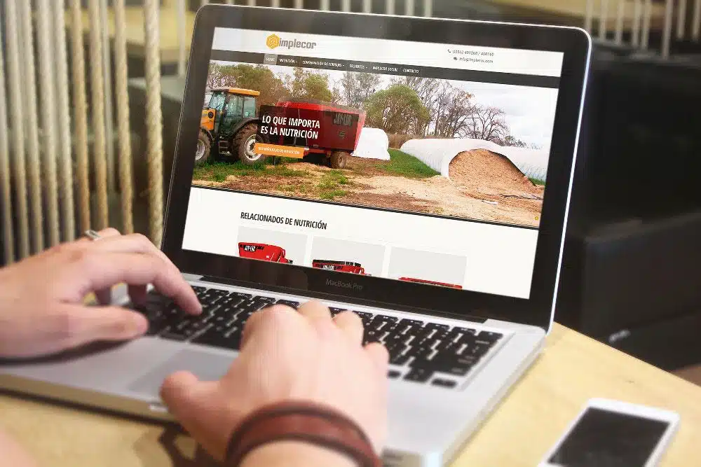 Página web Implecor S.A.