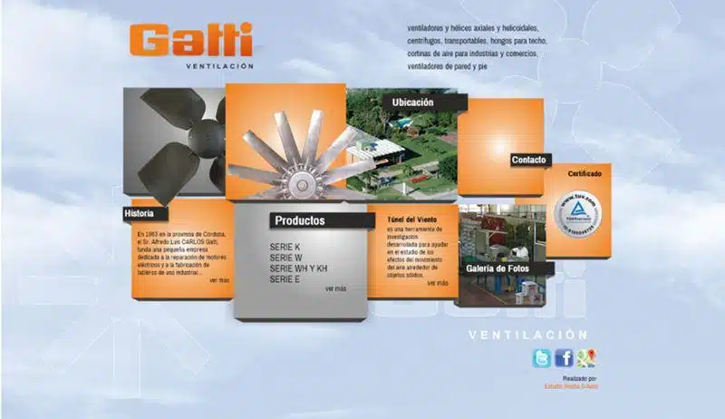 Gatti, con nueva web