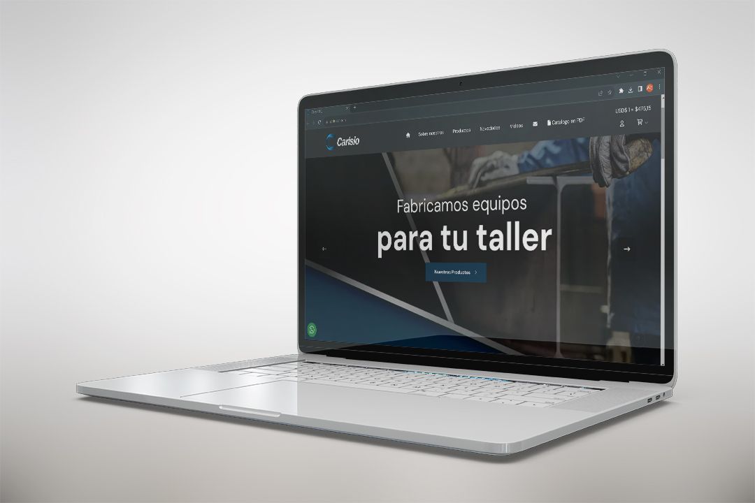 Presentamos el nuevo sitio web de Carisio S.R.L.