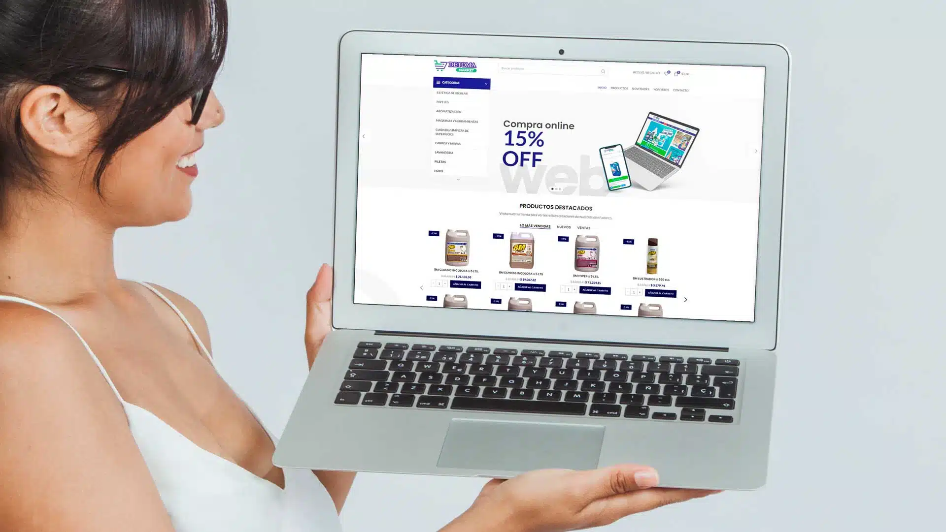 Detoma Market: Innovación Digital con una Nueva Página Web y Comercio Electrónico